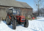 Zetor 7745 z instalacją gazową DEGAmix